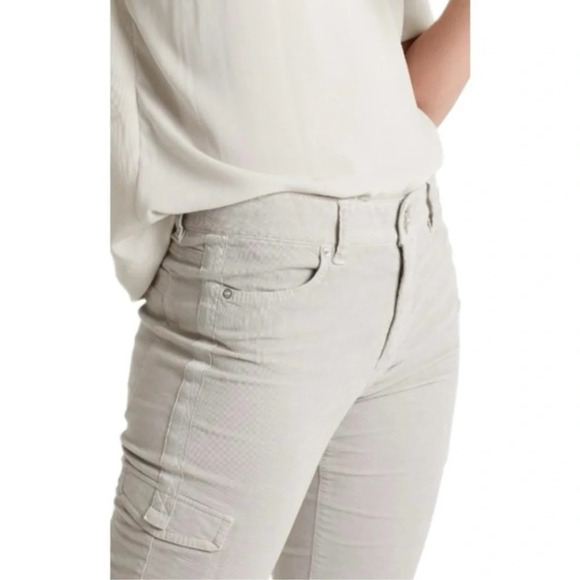 MARC CAIN SPORT CARGO WOMENS ZIPPER AT ANKLE VELVET MICRO CORDURY NEW WITH TAGS - Picture 3 of 14